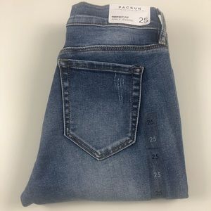 Skinny Jean Square Patch || Blue Jean